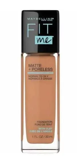 فاونديشن و كريم الأساس ميبيلين Fit Me Matte + Poreless من Maybelline